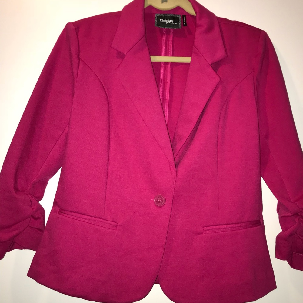 Magenta blazer
